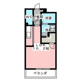 AXIA亀島【4階】の間取り