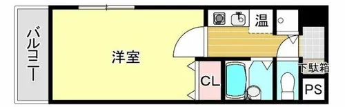 パインストン今泉【301号室】の間取り