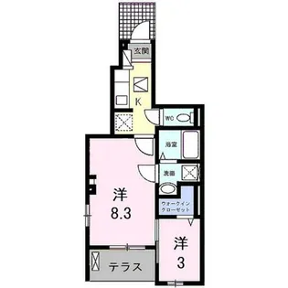 アビアント【1階】の間取り