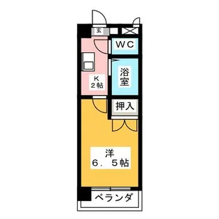 セントラルハイツ堀田【6階】の間取り