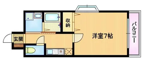 1Kの間取り画像