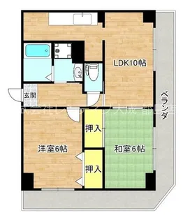 フロレアール都島【2階】の間取り