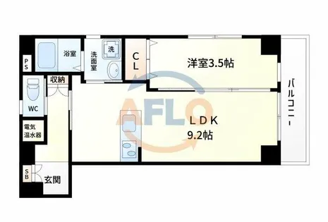ボヌーリア【3階】の間取り