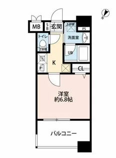 ラ・シック サヴォイ【7階】の間取り