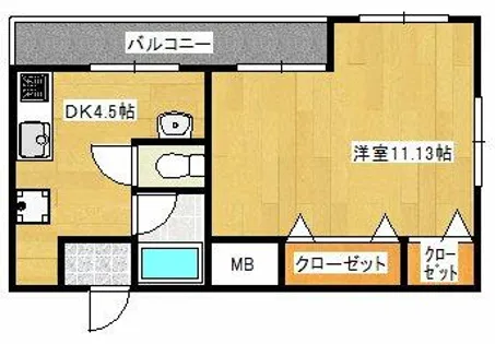 メゾンすばる【3階】の間取り