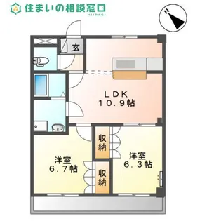 愛知県碧南市伏見町4丁目【アパート】の間取り