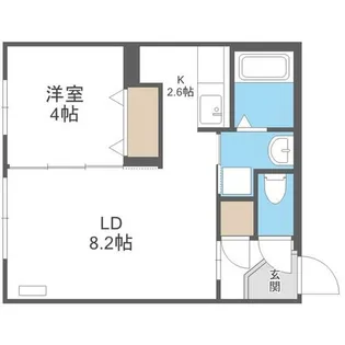 Alba-DS発寒南【3階】の間取り