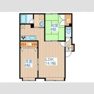 クリアリバー4.3【2階】の間取り