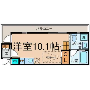 southerncross(サザンクロス)【3階】の間取り