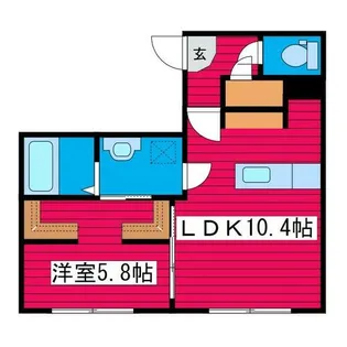 カレラ月寒 セカンド【5階】の間取り