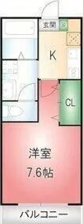 クレイビア熱田【2階】の間取り