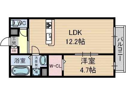 スプランドゥール春日【2階】の間取り