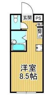 ヒルズ野尻【1階】の間取り