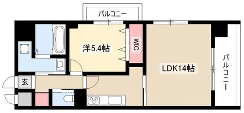 C.peace 1948【3階】の間取り