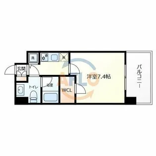 T’s SQUARE城東野江【8階】の間取り