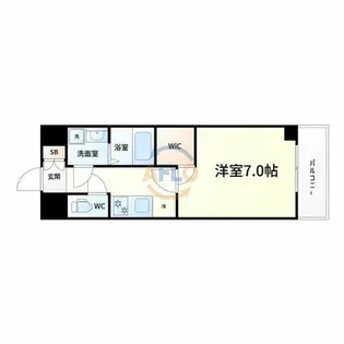 エスリード江坂垂水町【6階】の間取り