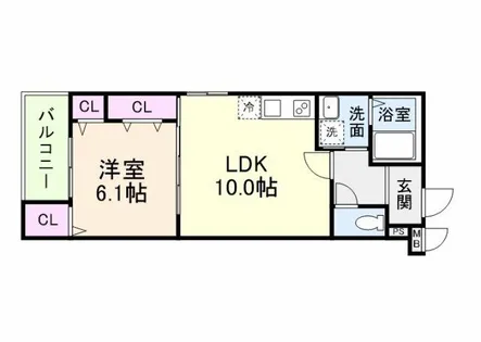 フジパレスエンⅢ号館【2階】の間取り