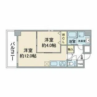 LAULEA HEIAN【8階】の間取り