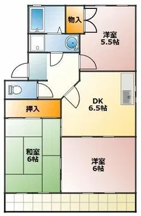 サンジェイド【1階】の間取り