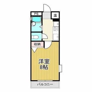 クレスト住吉【101号室】の間取り