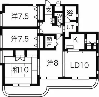 ミオパエーゼ八事【2階】の間取り
