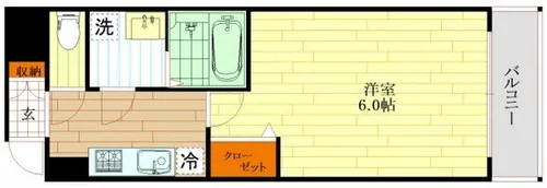 エスリード・ザ・グラン天六【2階】の間取り