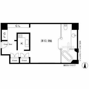 プリンセス姫ラグジュアリースイート【9階】の間取り