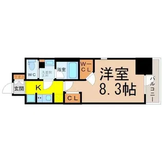 パークアクシス名古屋山王【3階】の間取り
