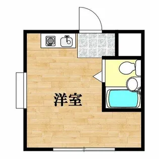 昭和グランドハイツ恵美須【8階】の間取り