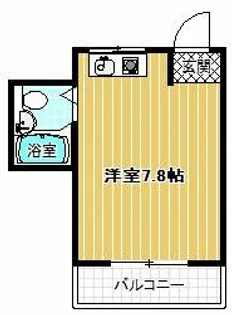 松野コーポB棟【3階】の間取り