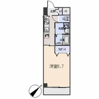リバーストーンⅡ【205号室】の間取り