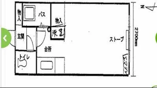 高陽ハイツ【201号室】の間取り