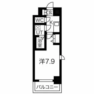 メイクス新栄【2階】の間取り