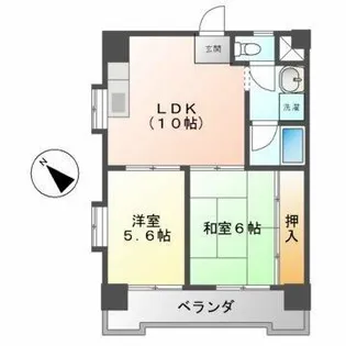 レスカール一番町【901号室】の間取り