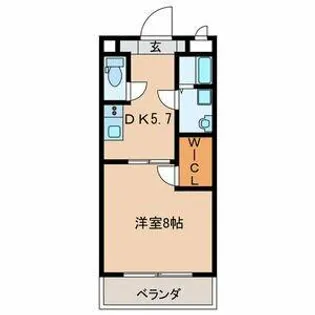 ルーチェクール花畑【2階】の間取り