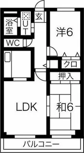 サウス ステーション公輝【3階】の間取り