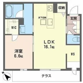 シャーメゾン アプリクス【3階】の間取り