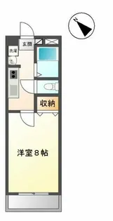 レインボーパレス【2階】の間取り