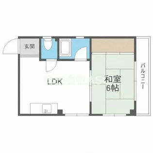 田平ビル【302号室】の間取り