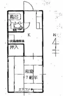 コーポ幸【3階】の間取り