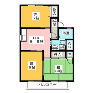 ル・ロワール【2階】の間取り