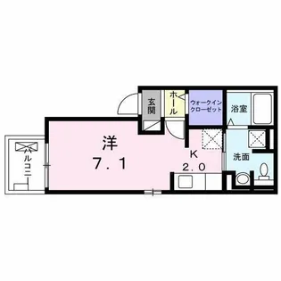 グラシア【2階】の間取り