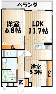 KIRA YAESU【4階】の間取り