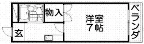 大東御殿山ビル【3階】の間取り