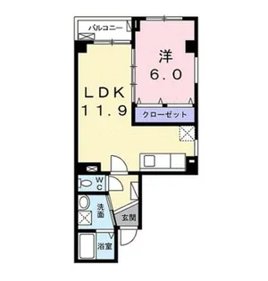 FORESTAGE西院【4階】の間取り