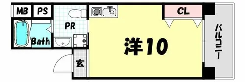 サンステージ神戸大倉山【6階】の間取り