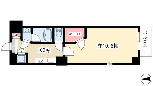 エスペランサみずの【2階】の間取り