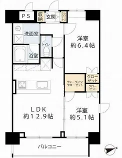 グランドレッセ今里【7階】の間取り