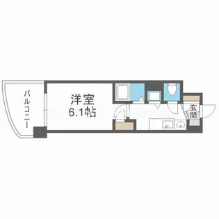 プレサンス天満ステーションフロント【2階】の間取り