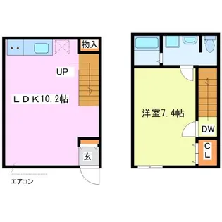 ミコヴィータ【C-2号室】の間取り